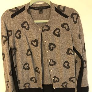 Marc Jacobs cute heart button up sweater